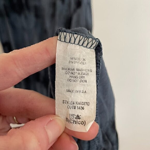 BRAEVE EVEREVER Tie Dye Swing Dress Blue Navy Sleeveless High Neck Cutout Mini - Picture 7 of 14